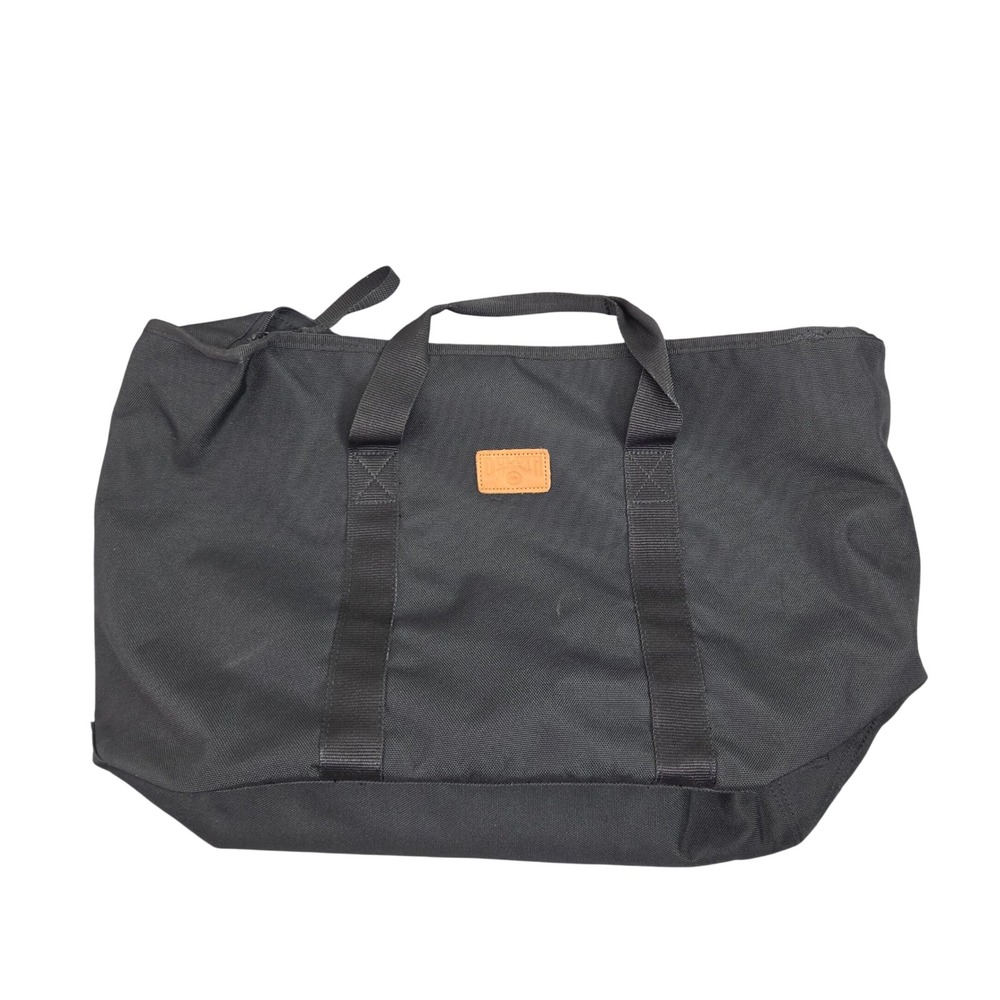 Duluth Trading Co Tote Bag Unisex Black Canvas Heavy Duty Utility Work Gear